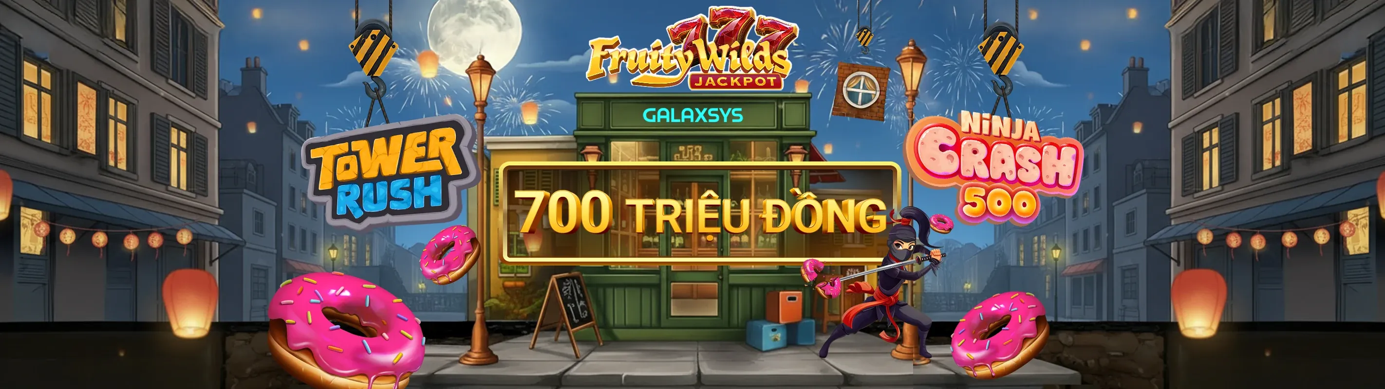 Hình ảnh hùng vĩ về nền tảng giải trí trực tuyến Bet11 với các trò chơi và logo Bet11